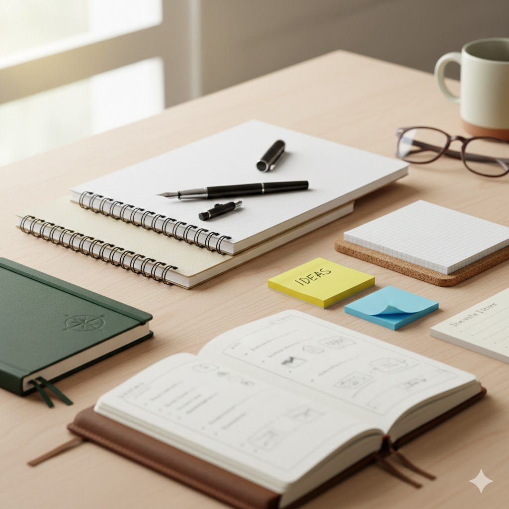 Notebooks and writing pads